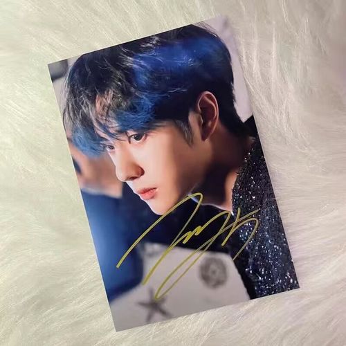 王一博签名照王一博亲笔签名照片 6无暇保刷 王一博签名照 款式1