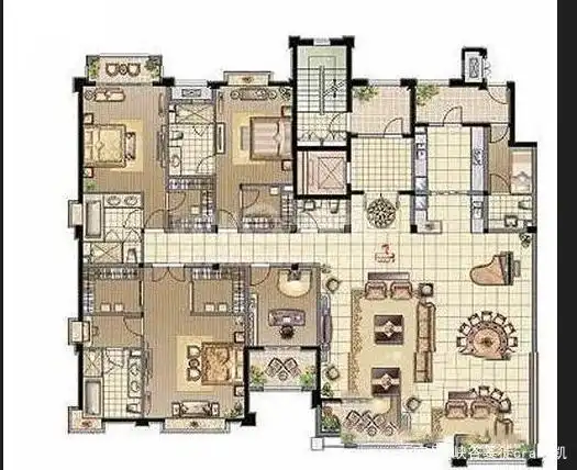 如此完美的大平层户型你现在终于见到了