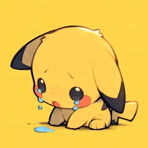 插画头像|委屈版皮卡丘