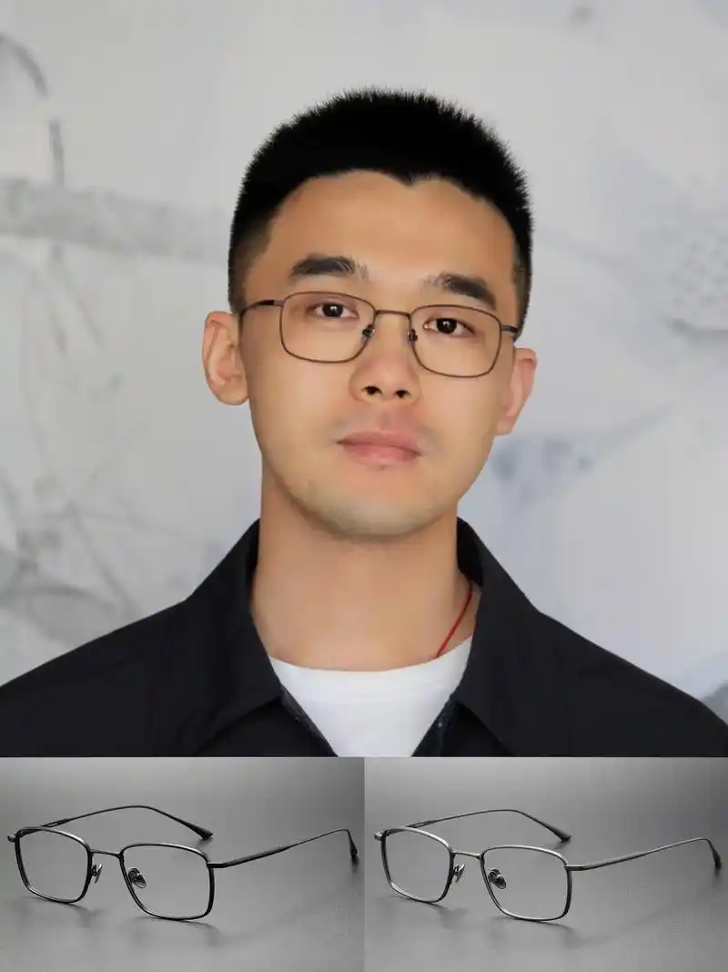 眼镜推荐|方框纯钛商务时尚男生眼镜.chordf 和弦f - 抖音