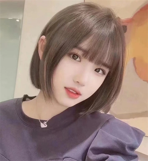 让你爱上的初恋短发 超级瘦脸温柔减龄_波波发型 - 美发站