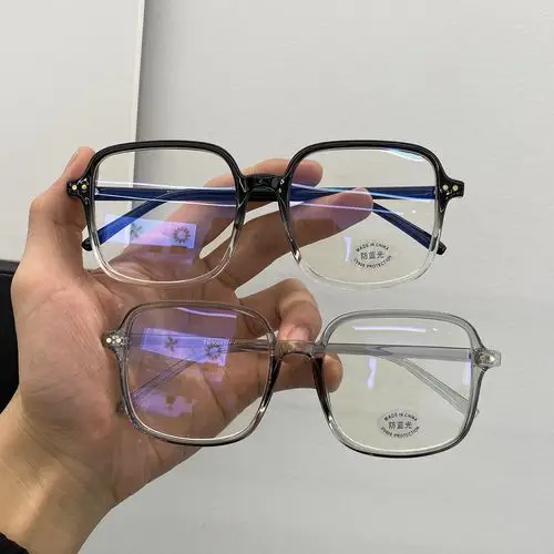 文艺简约复古近视防辐射方框光镜眼镜框