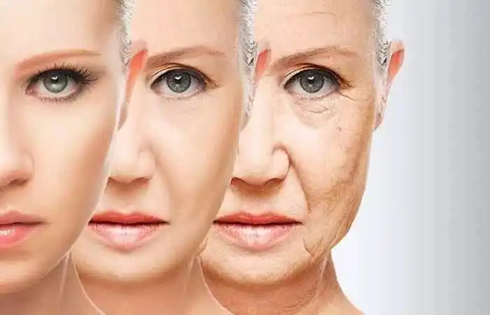 下巴部位的皮肤失去弹性