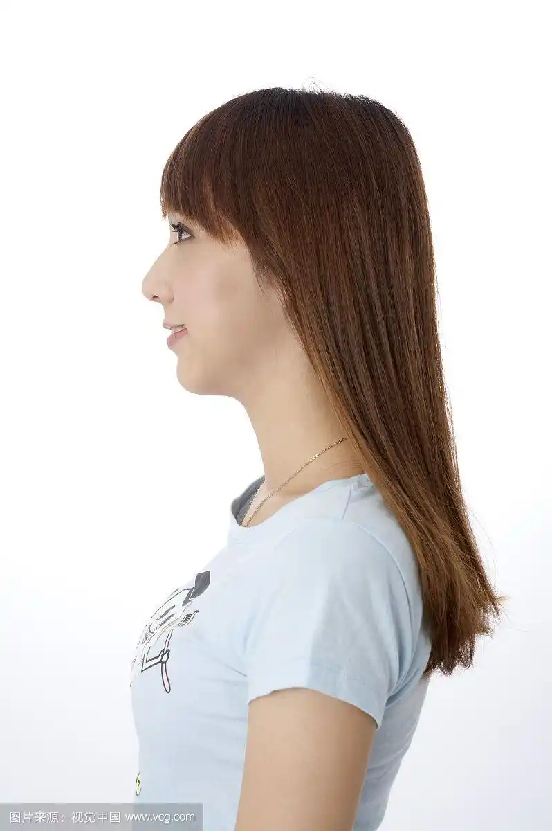 青年女人,正侧面