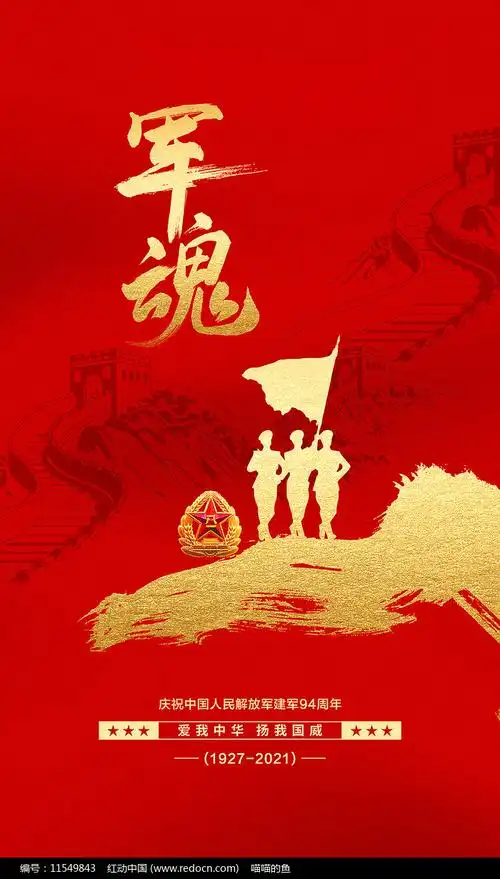 八一建军节宣传海报