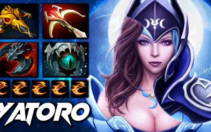 【7.31 dota2】yatoro露娜教学!