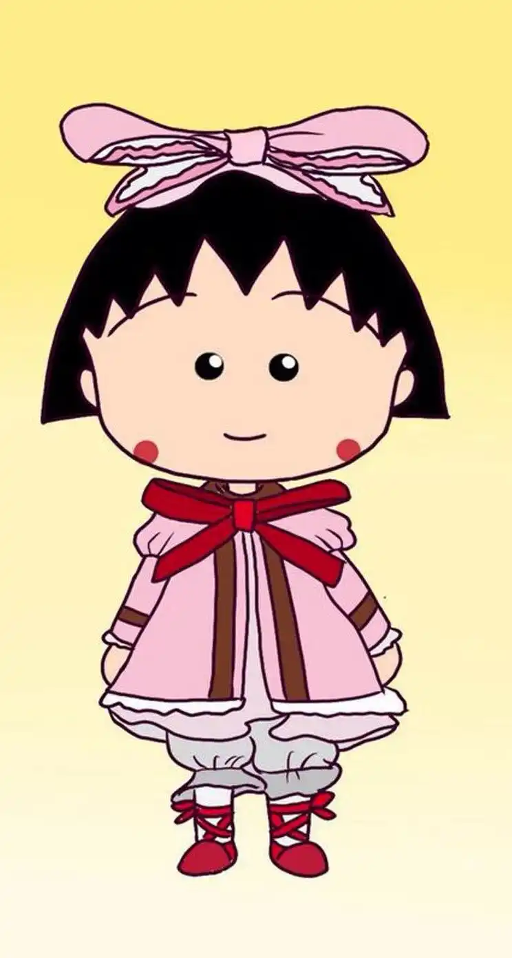 樱桃小丸子可爱卡通人物高清手机壁纸744*1392