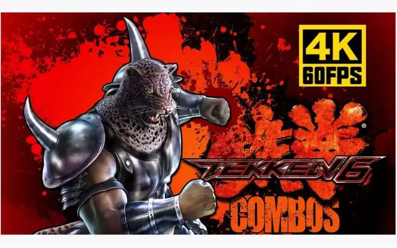 [4k 60fps] 黑豹/armor king - 铁拳6 铁拳7 5.01连招指导 确反指导