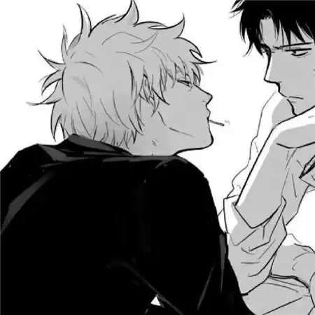 黑白兄弟头像一左一右动漫图片_基友男生头像_头像屋