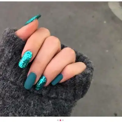 jiajia手工定制甲片可拆卸穿戴假指甲欧美磨砂洋气亮片跳色美甲贴