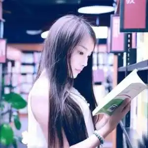 文静女生看书头像图片 书本图片大全简单漂亮 - 微信头像 - 潮人个性