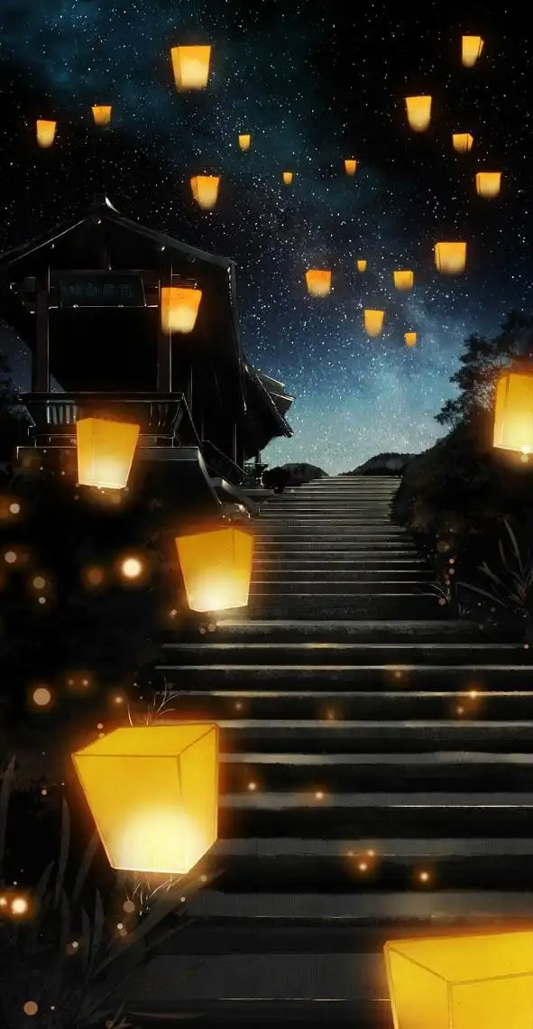 万家灯火 花灯 夜 古风 意境 唯美