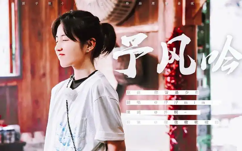 张子枫张子枫后援会张子枫十八岁生日粉丝应援曲视频