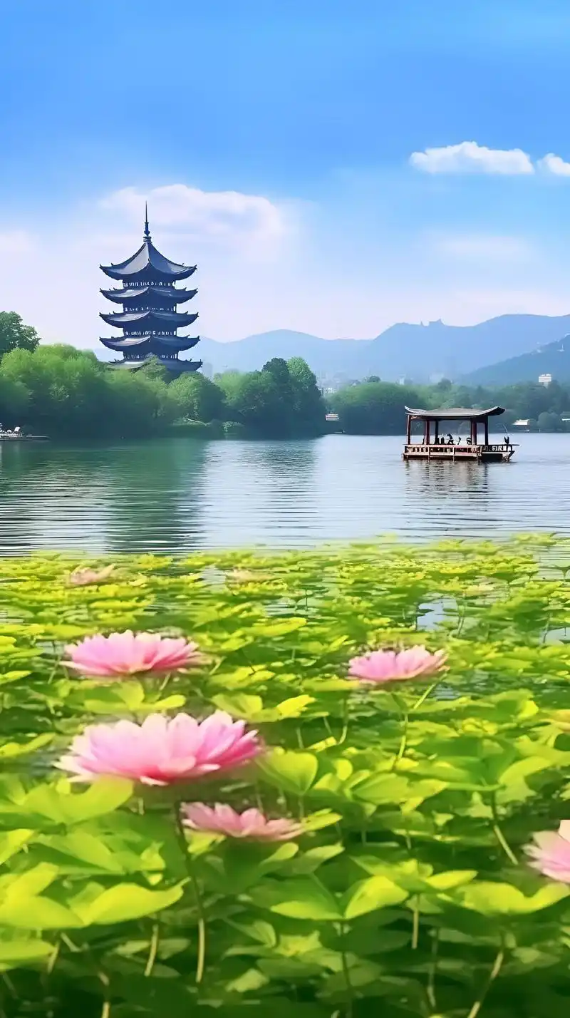 夏日至,荷花盛放,清雅芬芳弥漫.娇媚绽放,高贵挺立 - 抖音