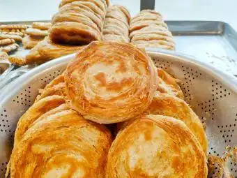 主食厨房油酥烧饼