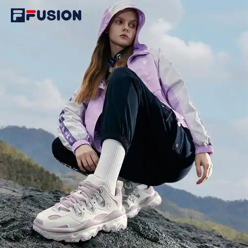 filafusion斐乐潮牌熔岩qd96女鞋老爹2023新款运动休闲鞋