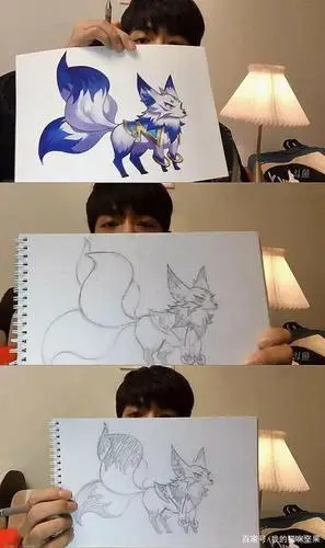 「肖战绘画作品合集」