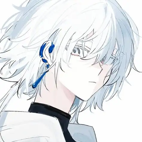 二次元白毛男头像 男生头像图片大全 -【爱个性】