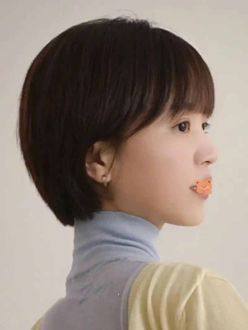 短发小姐姐 圆脸方脸短发分享 细软扁塌适合短发分享 用很多种层次
