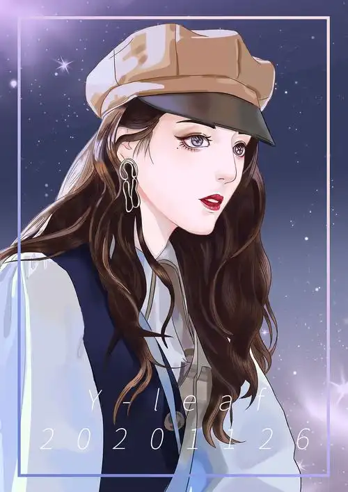 画照片,一个热巴,一个沁沁