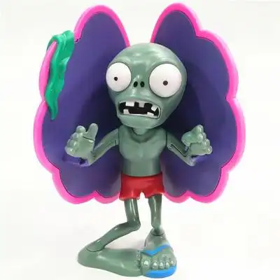 植物大战僵尸玩具套装男孩巨浪沙滩博士贝壳软胶正版潮玩盲盒