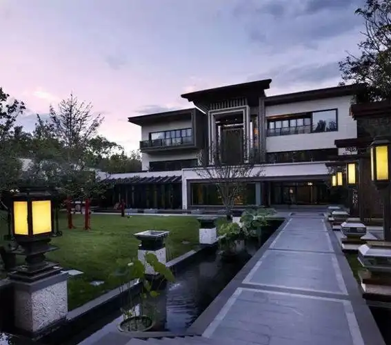 运河岸上的院子(北京市的独栋院落别墅))_石塘网