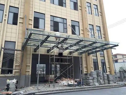 钢结构雨棚施工流程_钢结构雨棚-玻璃雨棚-车棚-定制,设计,施工,雨棚
