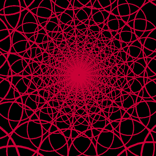 动态神图,异彩纷呈,螺旋涡转.