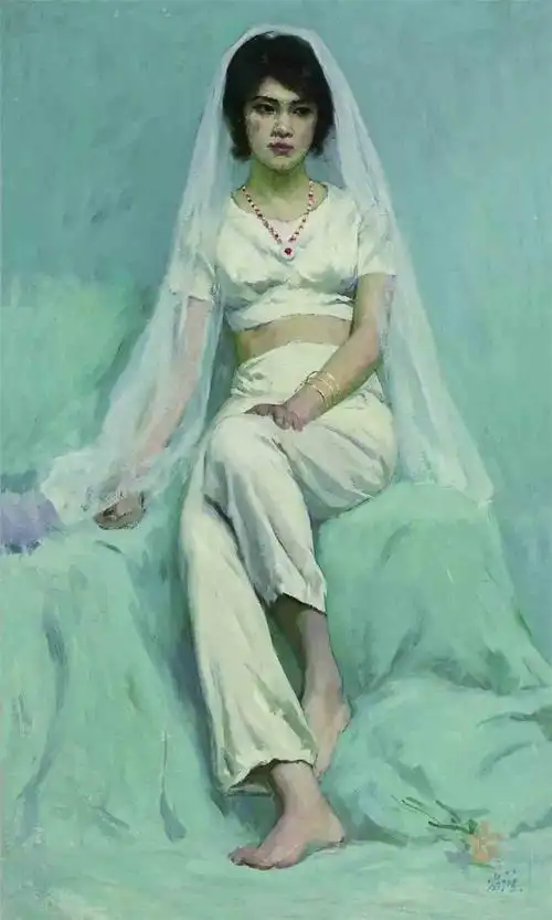 靳尚谊经典人物肖像作品174幅 (60年跨度)_油画世界_零二七艺考