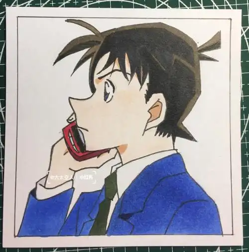 画画  #名侦探柯南  #工藤新一