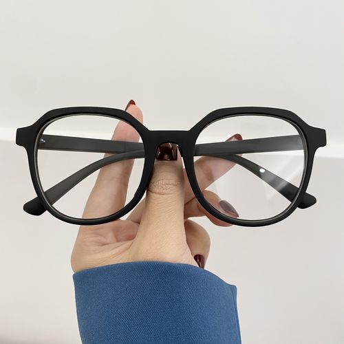 韩版方框黑色韩版眼镜框女近视可配眼镜近视素颜圆脸眼镜平光镜男