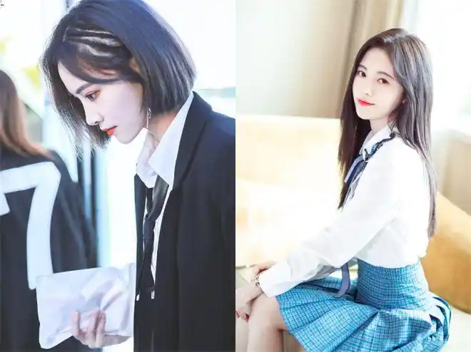 鞠婧祎许佳琪早期合照,两人颜值青涩可爱,素人时期比现在真实?