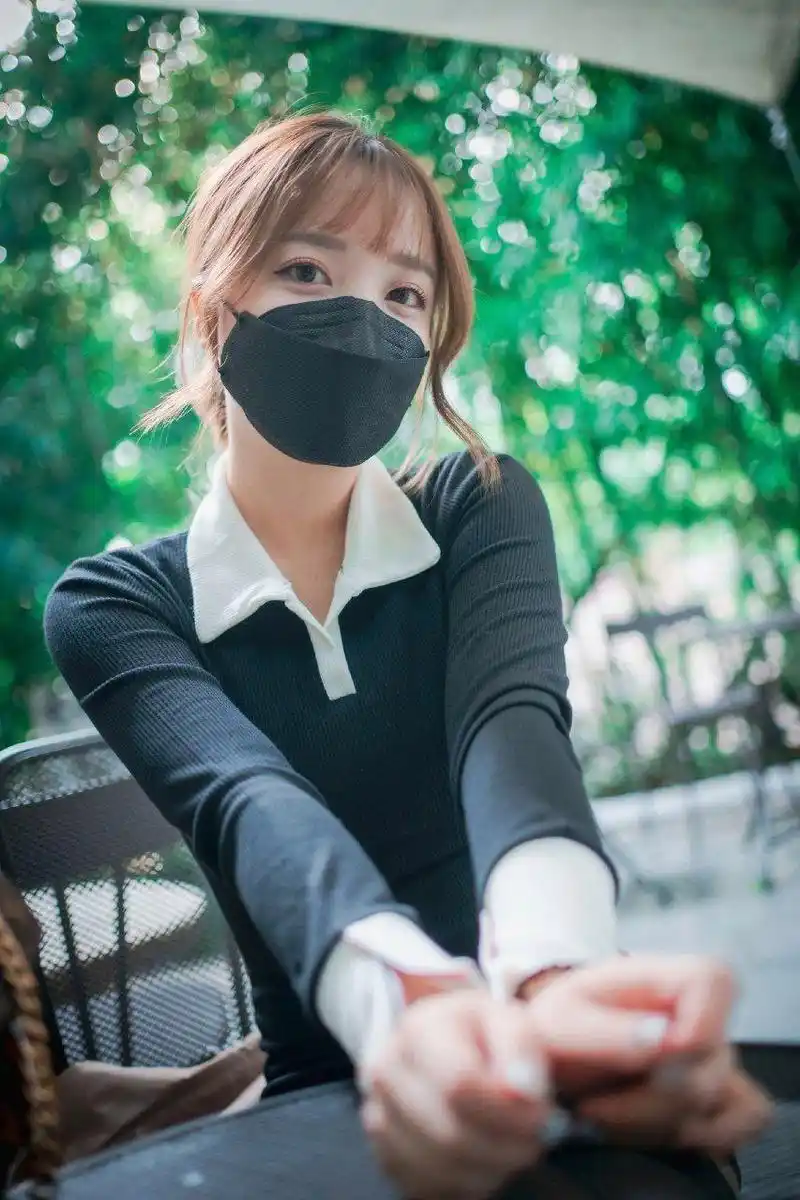 一个戴口罩的小姐姐.#美女写真