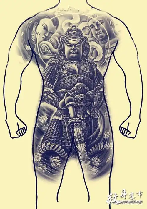 2020最火满背纹身,2020最火满背纹身手稿,2020最火满背纹身手稿图案
