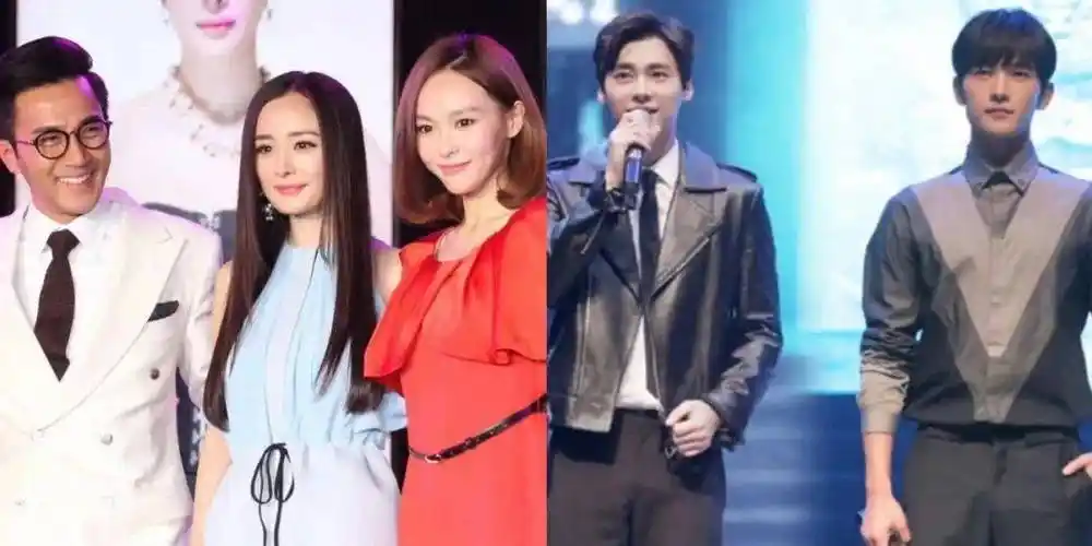 欢瑞的杨幂,唐嫣,刘恺威,贾乃亮,还有曾经的四大顶流之二李易峰,杨洋