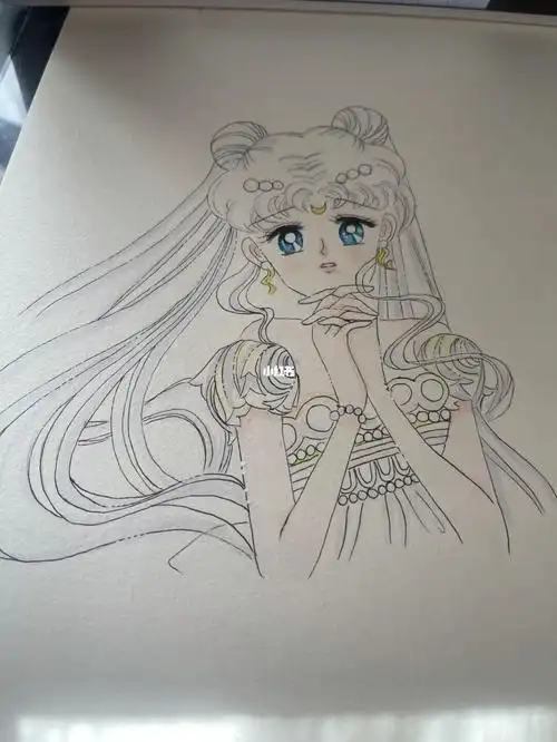 水彩临摹美少女战士
