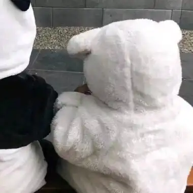 一男一女超可爱萌娃情侣头像图片 萌化人心的小孩子微信情头_情侣头像