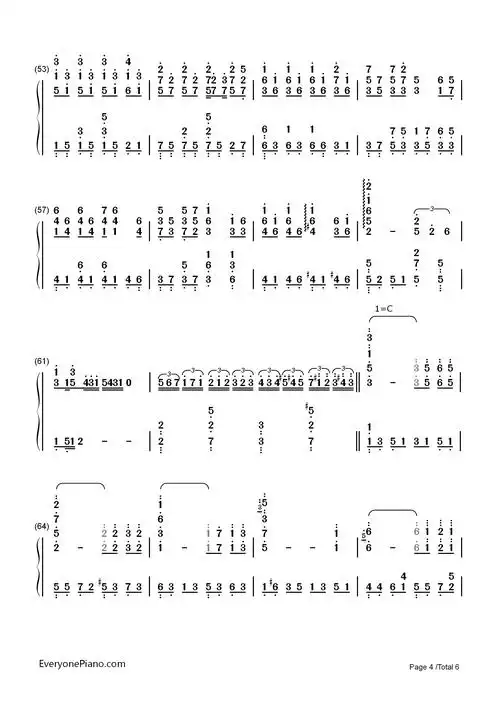 《北京东路的日子》完美演奏版-汪源双手简谱预览4