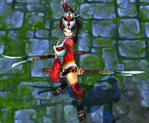 英雄联盟阿卡利鬼舞姬皮肤 e 技能 刀扇会不会变大 求鉴定!