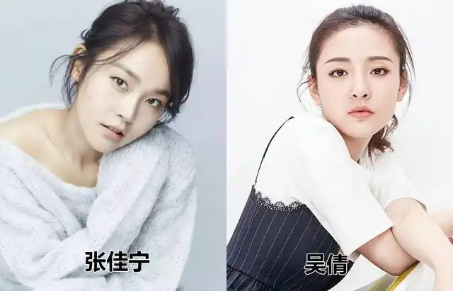 特别是整容之后的样子,而且,张佳宁和新晋小花吴倩也有几分神似