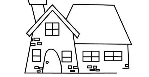 卡通可爱房子简笔画图片大全简单又漂亮房子简笔画步骤图解