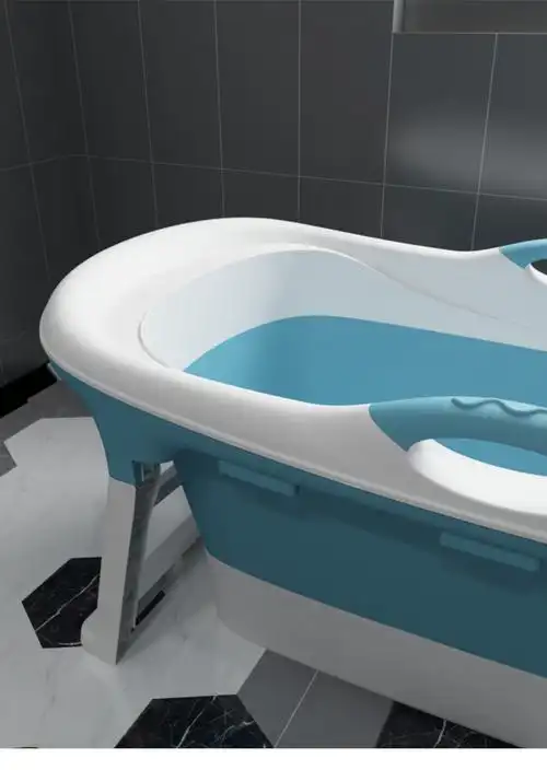 hotbee泡澡桶大人可折叠洗澡桶成人沐浴桶家用全身塑料浴缸浴盆大号