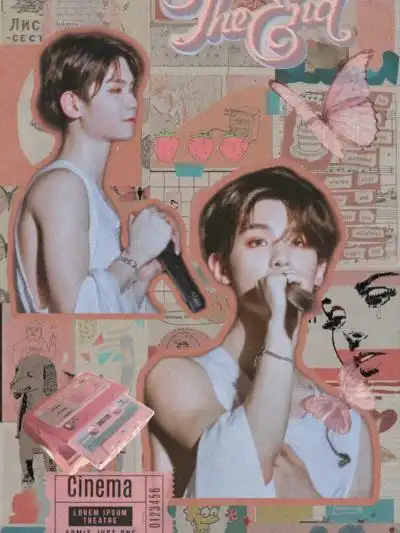 黄明昊justin|拼接壁纸聊天背景图wallpaper 今日份心动男孩 cr:菠萝