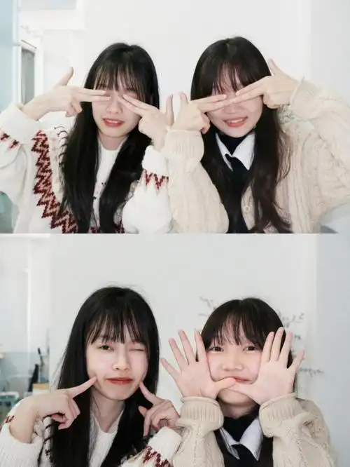 双人合照怎么拍闺蜜拍照姿势大全