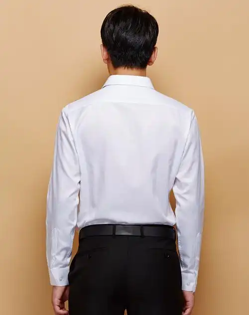男装白色衬衫