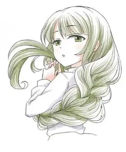 绘画教程好看又简单的动漫人物彩铅画