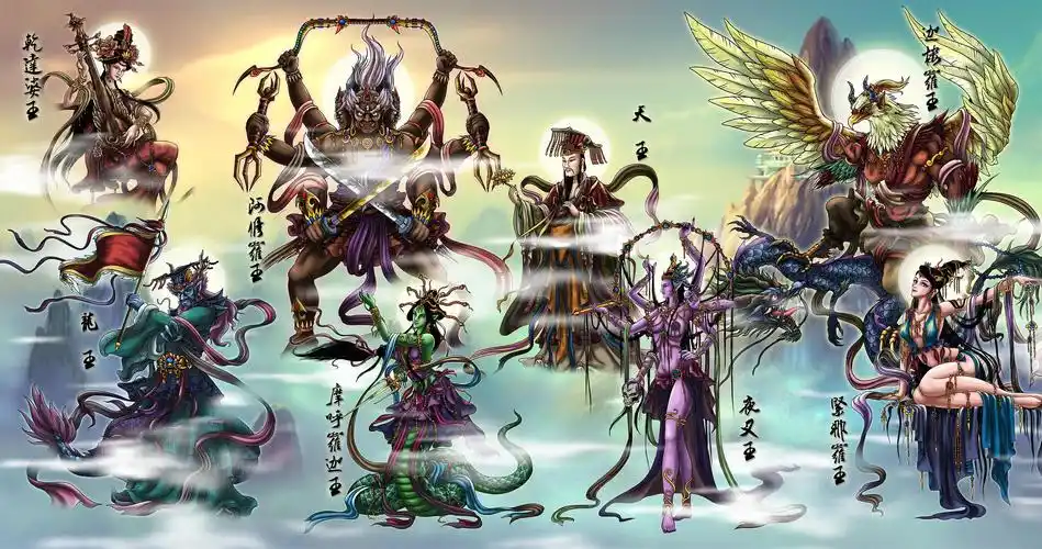 天龙八部神(佛教八类护法天神)_尚可名片