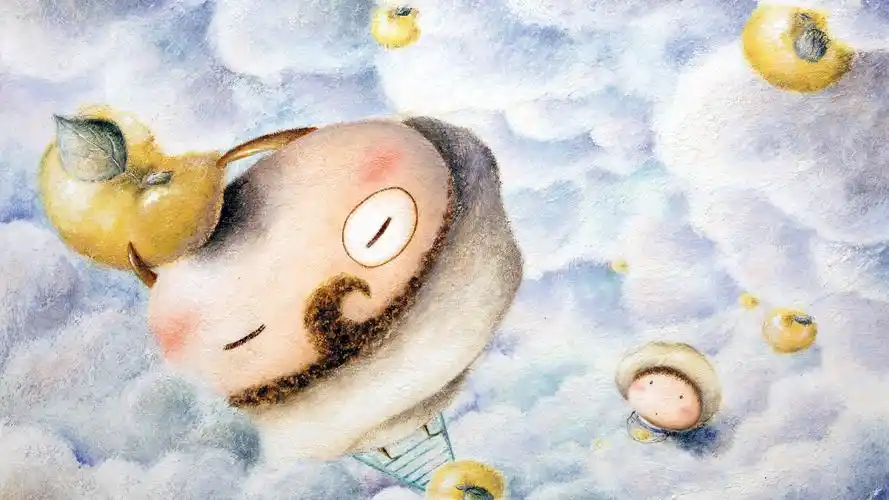 可爱手绘风卡通男孩高清壁纸