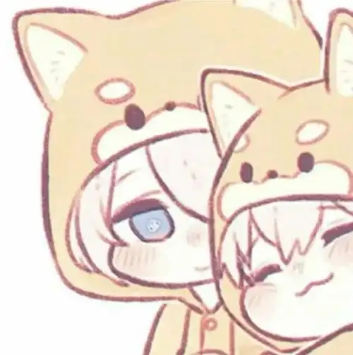 可爱到爆表一左一右的情侣头像卡通系4