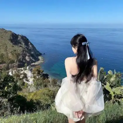 女生头像真人背影仙气